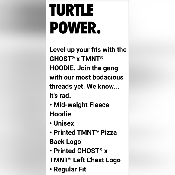 Ghost Lifestyle "Ghost X TMNT" Hoodie - Picture 13 of 13